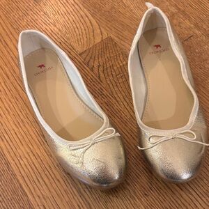 Crewcuts Metallic gold Flats